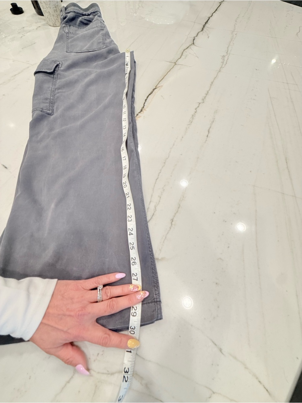 American Eagle Outfitters Gray Straight Leg Cargo Pants - Picture 7 of 12